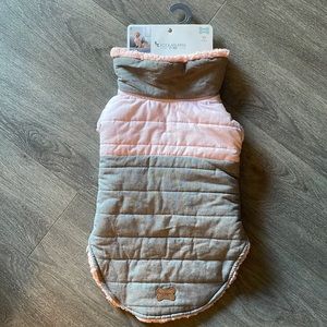 Koolaburra by UGG Attie Vest for Dogs Large Pink Gray So Soft!!